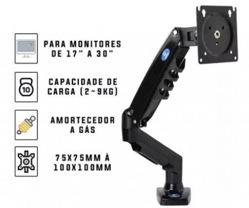 Suporte para Monitor ON-F90 Onistek preto